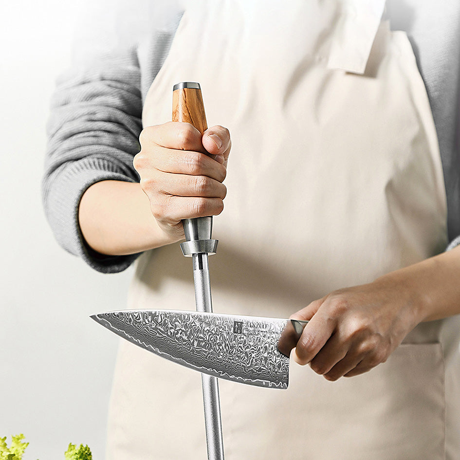 Diamond Carbon Steel Knife Sharpener - Green Grill