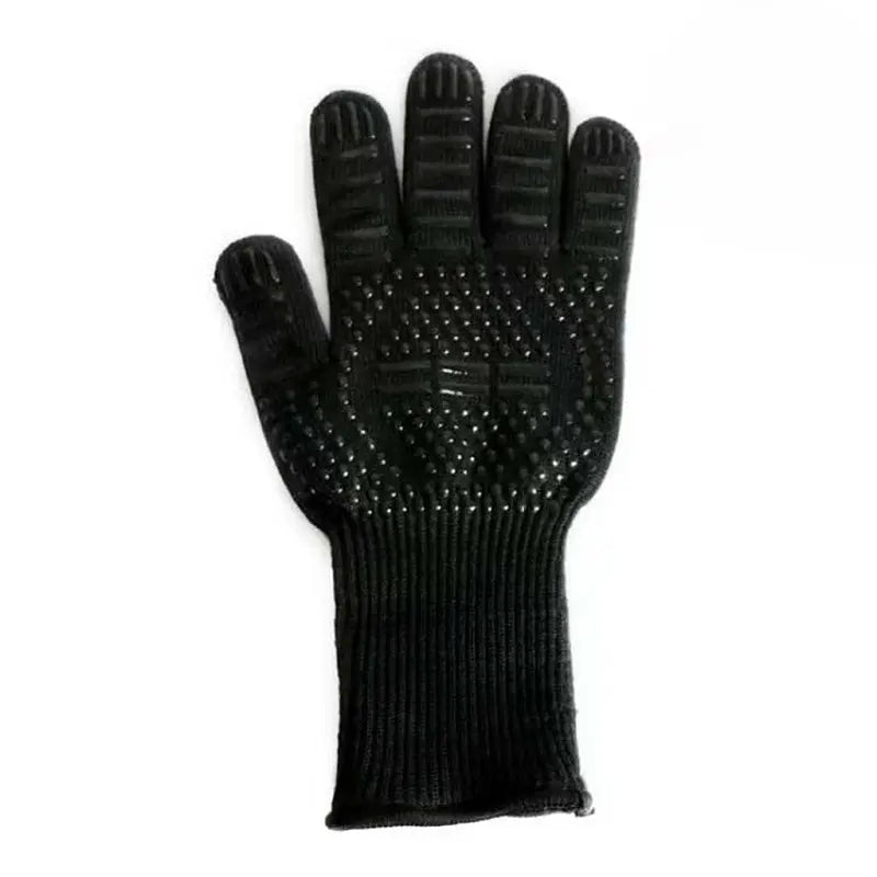 Heat-Resistant Kitchen Barbecue Gloves - Green Grill