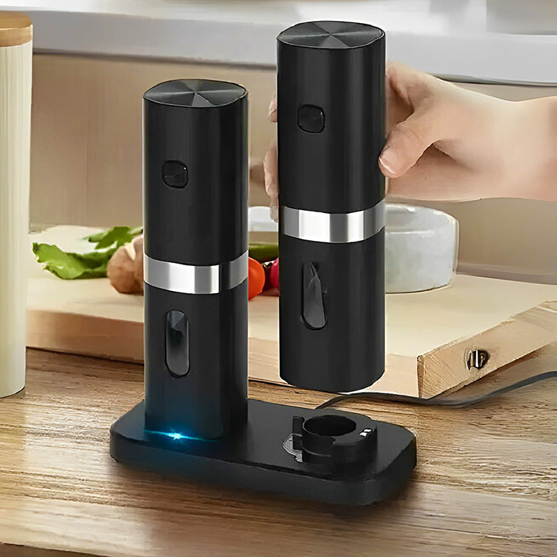 Electric Salt and Pepper Grinder - Green Grill