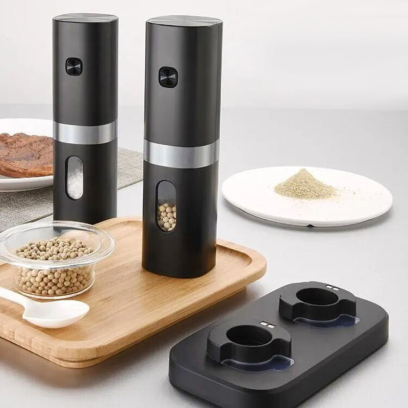 Electric Salt and Pepper Grinder - Green Grill