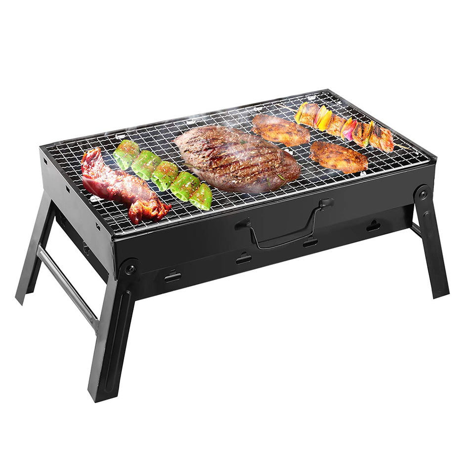 Portable BBQ Grill - lightweight folding grill for picnics and outdoor adventures - Green Grill