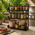 3-Tier Adjustable Metal Spice Rack Organizer