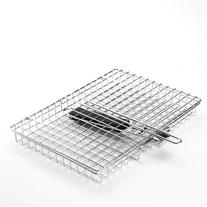 Multi-functional Folding BBQ Basket – Perfect for Fish & Chicken