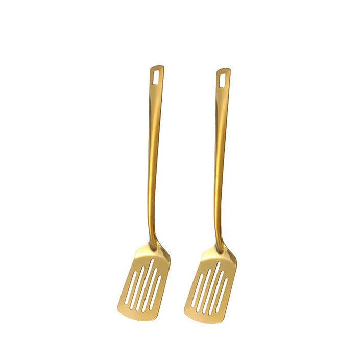 Elegant Gold Kitchen Utensils - complete set of gold kitchen tools - Green Grill