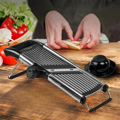 Adjustable Stainless Steel Mandoline Slicer for Slices and Fine Strips