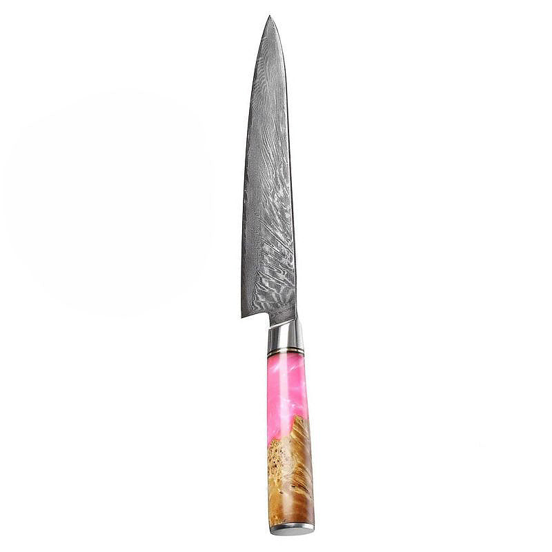 Elegant Pink Premium Japanese Knife - Green Grill