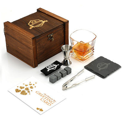 Granite Whiskey Chillers Gift Set - Green Grill