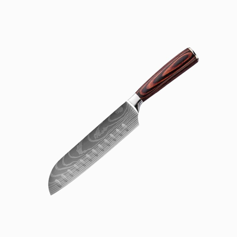 Hikari Stainless Steel Santoku Kitchen Knife