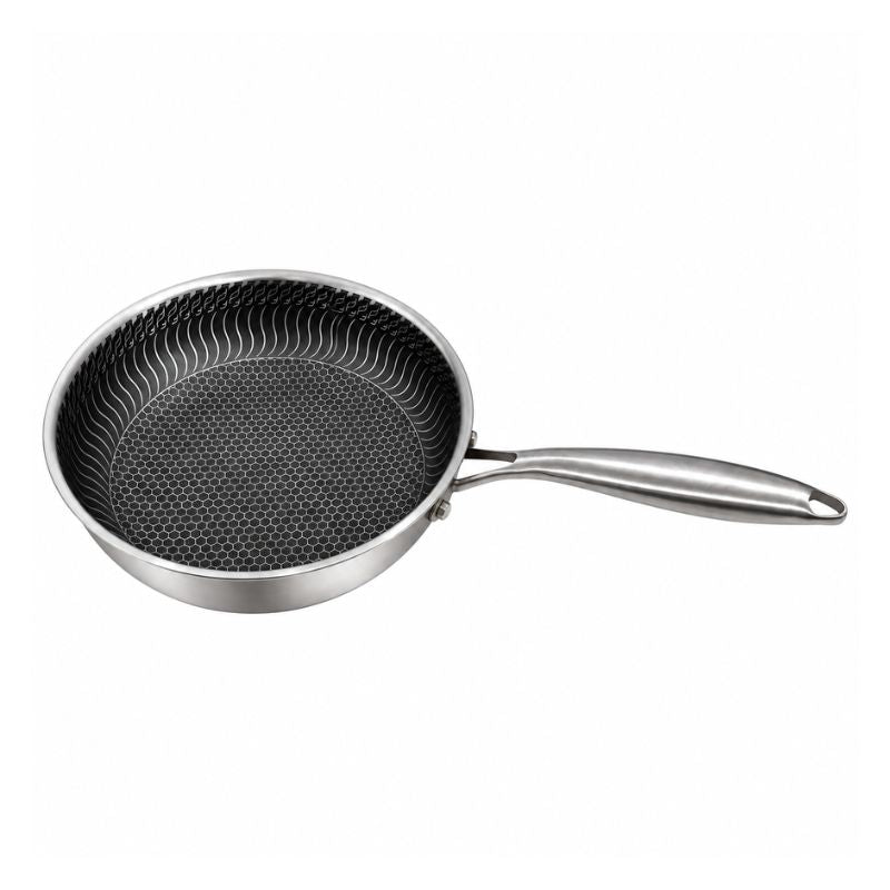 Honeycomb 316 Stainless Steel Frying Pan