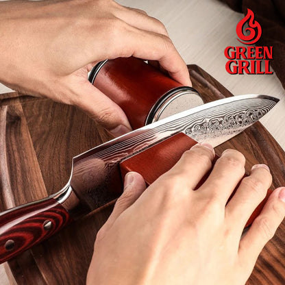 Precision sharpener knife for kitchen and professional use