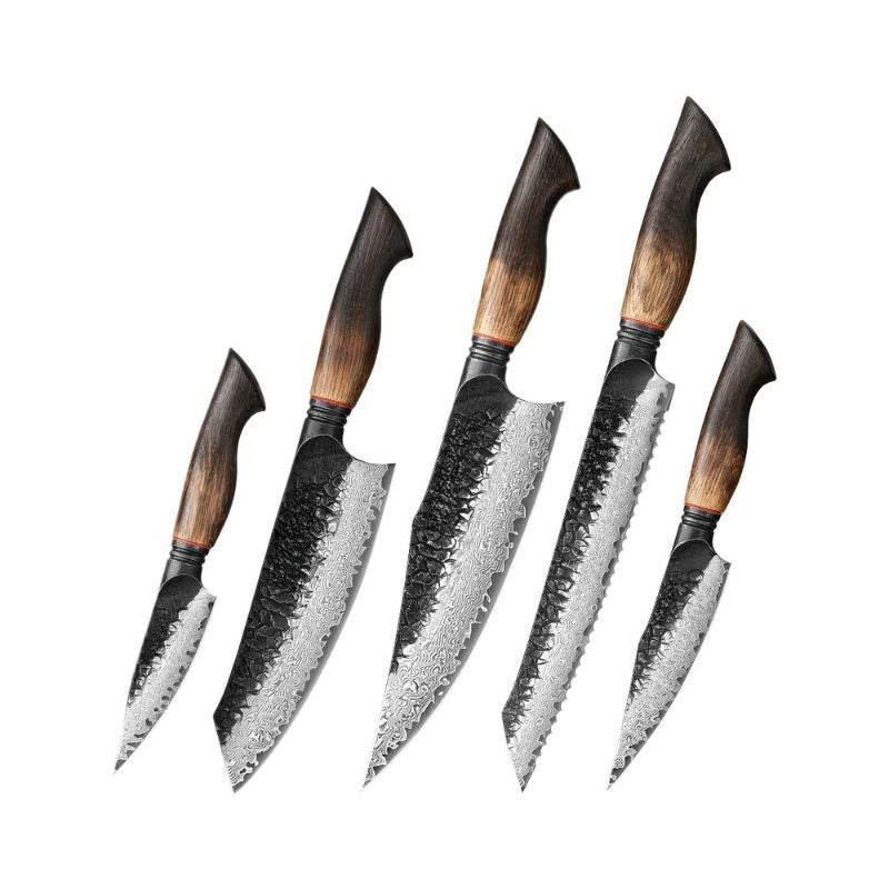 Kuro Damascus Kitchen Knife Set