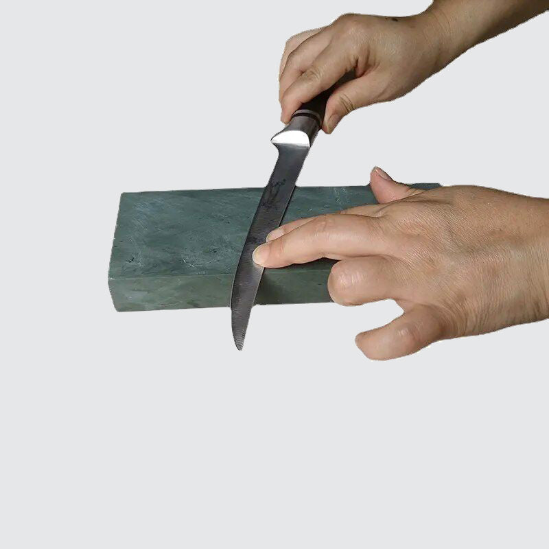 Natural Knife Sharpening Whetstone - Green Grill