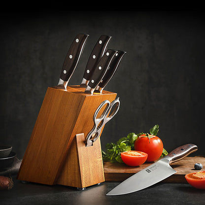 Premium German Steel Knife Set - Green Grill