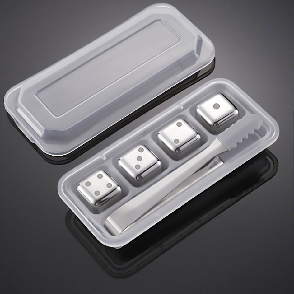 Whiskey Stones Chillers Silver - Green Grill