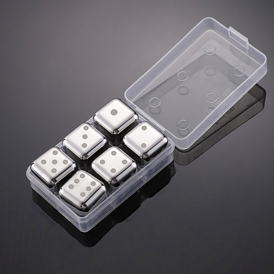 Whiskey Stones Chillers Silver - Green Grill