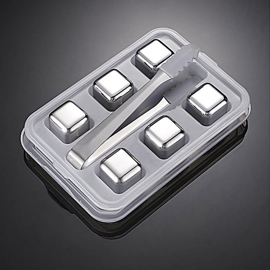Whiskey Stones Chillers Silver - Green Grill