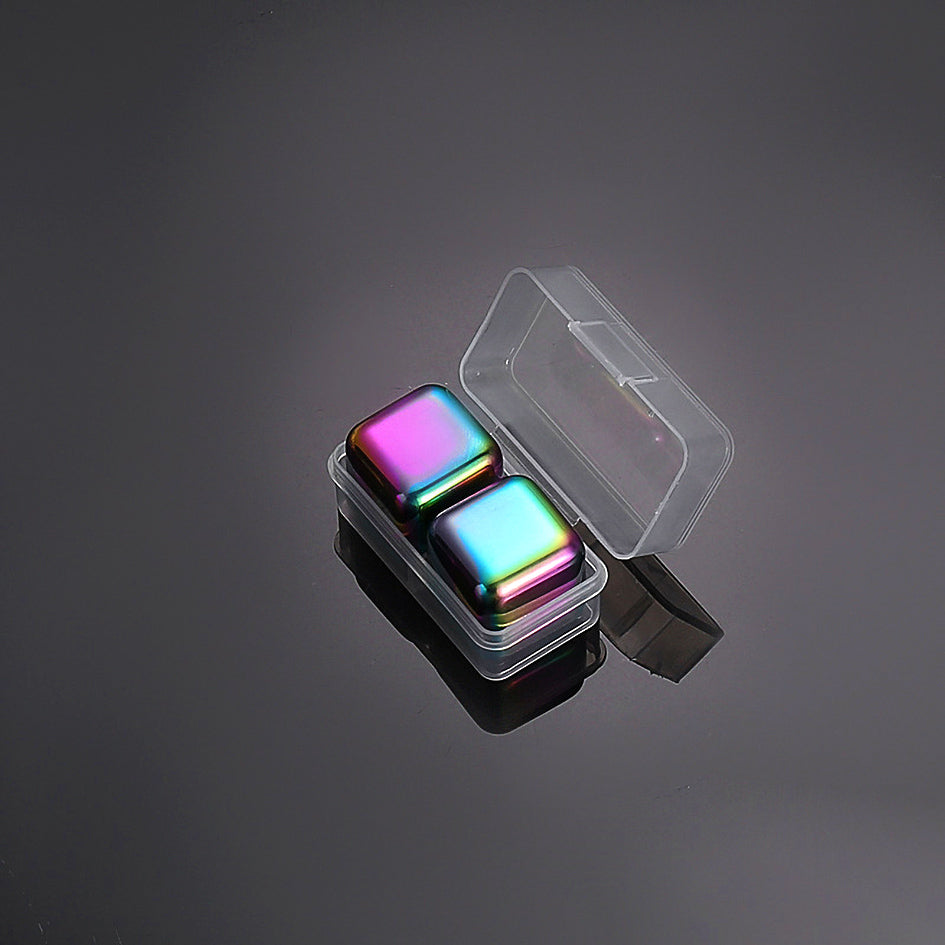 Whiskey Stones Chillers Rainbow - Green Grill