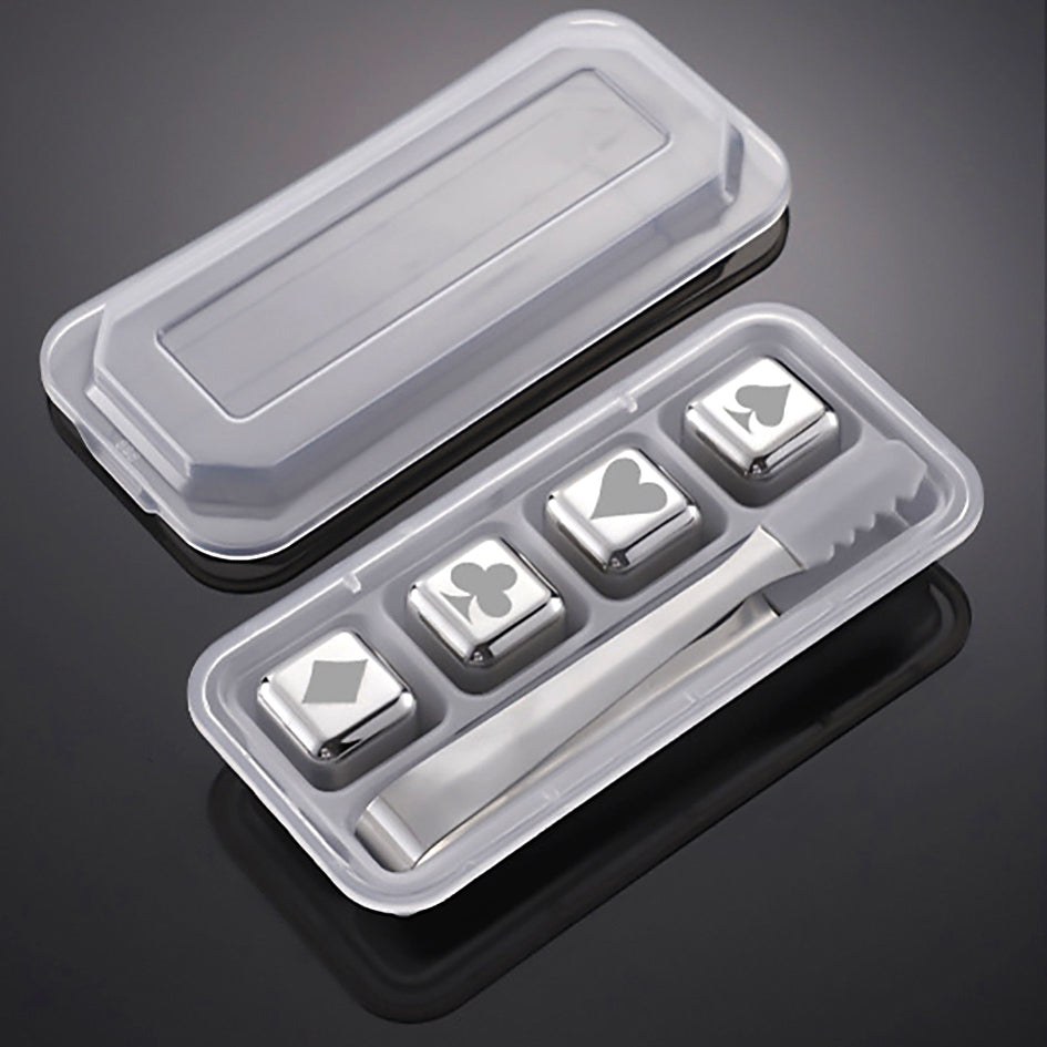 Whiskey Stones Chillers Silver - Green Grill