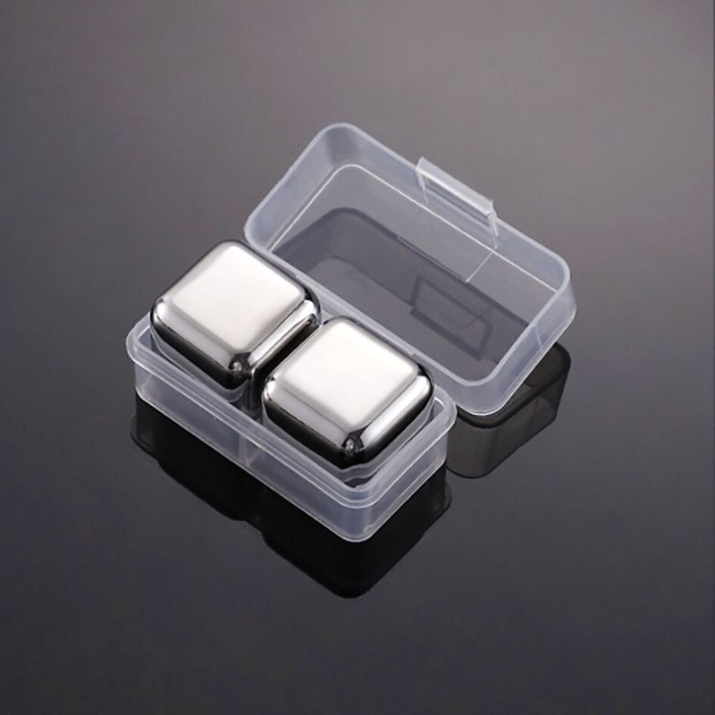 Whiskey Stones Chillers Silver - Green Grill