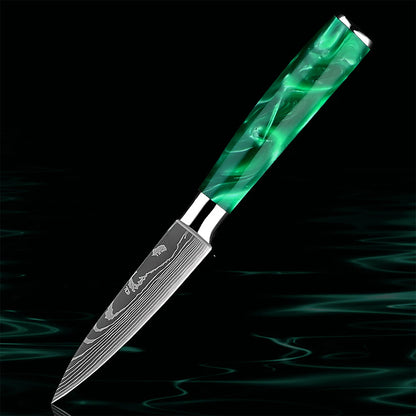 The Kitchen Knives - Razor Sharp Green 5" Paring Knife is crafted for precision cutting, peeling, and intricate kitchen tasks. Featuring a razor-sharp high-carbon stainless steel blade, it delivers clean and effortless cuts. The ergonomic green resin handle provides a comfortable, non-slip grip, ensuring full control for delicate slicing. A must-have for any home or professional chef.







https://www.greengrillshop.com/products/kitchen-knives-razor-sharp-green