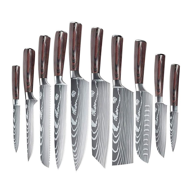 Samurai Stainless Steel Kitchen Knife Set