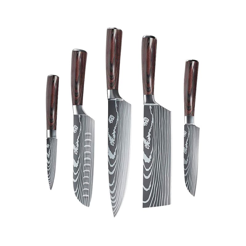 Samurai Stainless Steel Kitchen Knife Set
