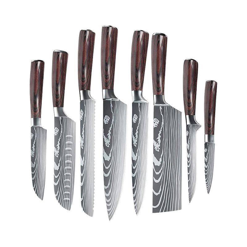 Samurai Stainless Steel Kitchen Knife Set