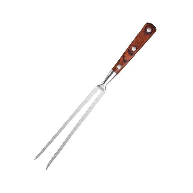 Stainless Steel BBQ Knife Fork Set - Green Grill