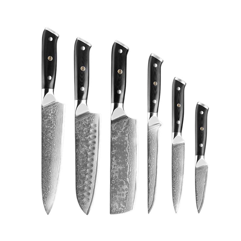 Strata Damascus Kitchen Knife Set