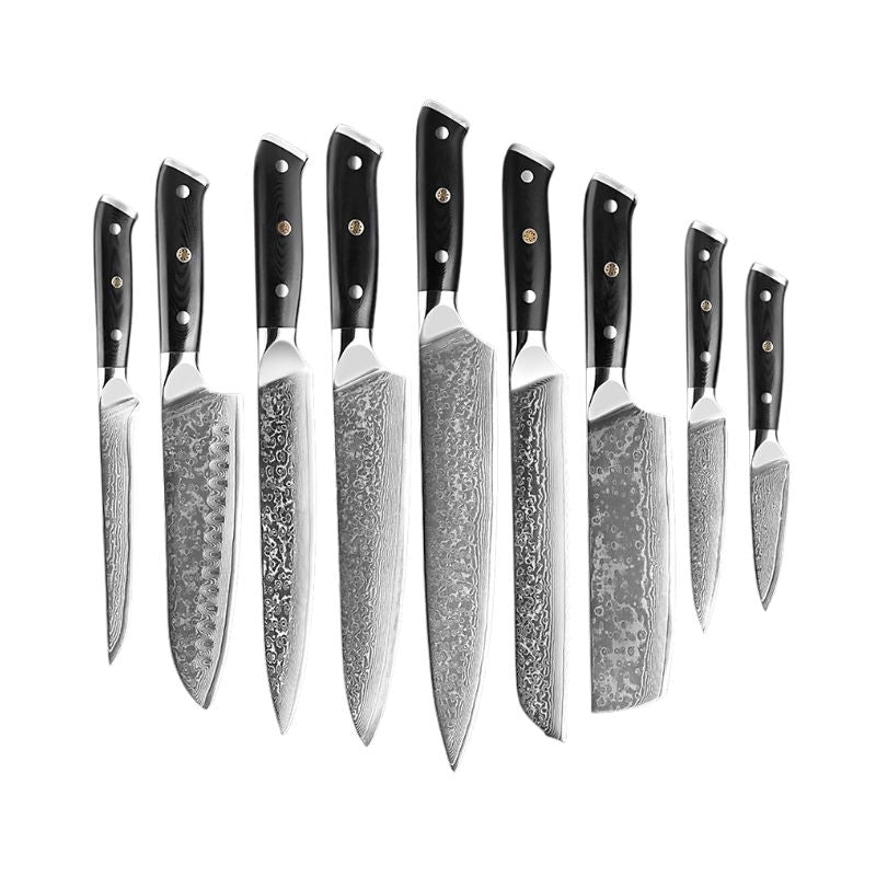 Strata Damascus Kitchen Knife Set