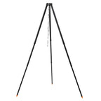Tripod Fire Pit for Outdoor Cooking - 4-section bold tripod assembled for outdoor grilling - Green Grill