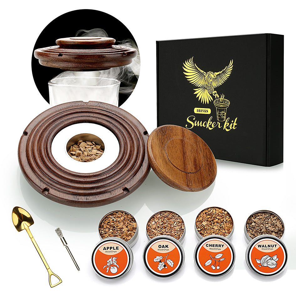 Whiskey Wood Chips Smoker - Green Grill
