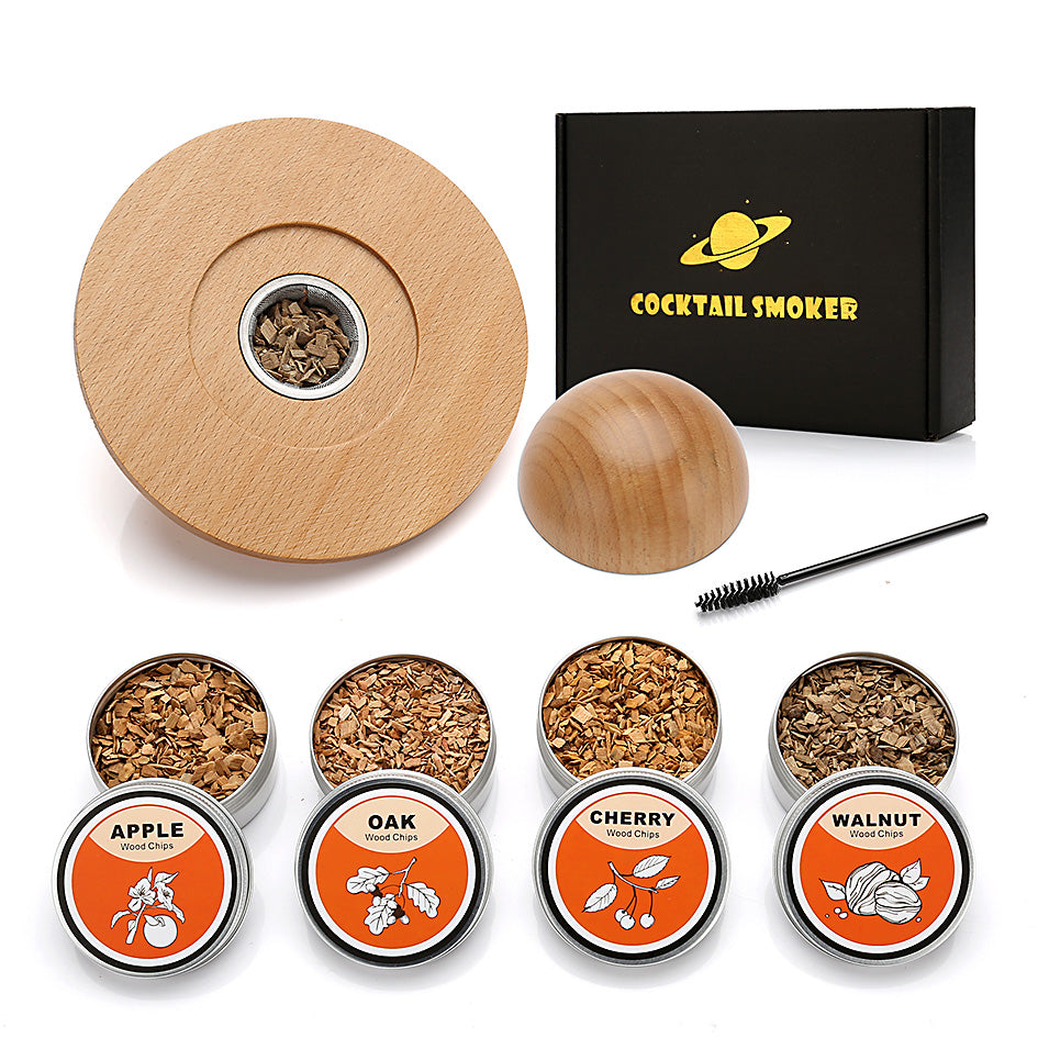 Whiskey Wood Chips Smoker - Green Grill