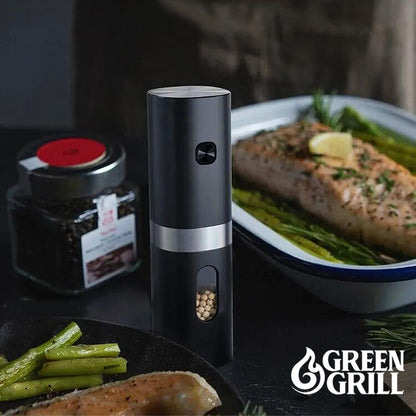 Electric Salt and Pepper Grinder - Green Grill